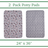 24" x 36" Potty Pads (2 pack)