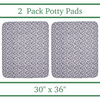 30” x 36” Potty Pads (2 pack) Hexagon