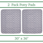 30” x 36” Potty Pads (2 pack) Hexagon