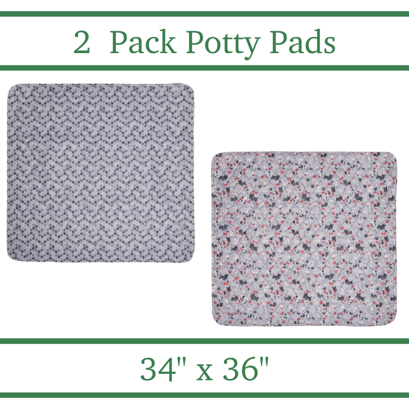 34” x 36” Potty Pads (2 pack)