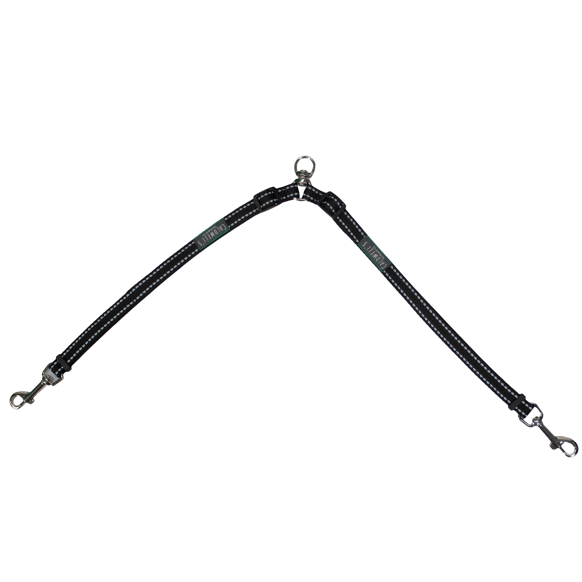 Tandem Leash For Two Dogs Double Headed Hook Pet Safety Nylon 2Way