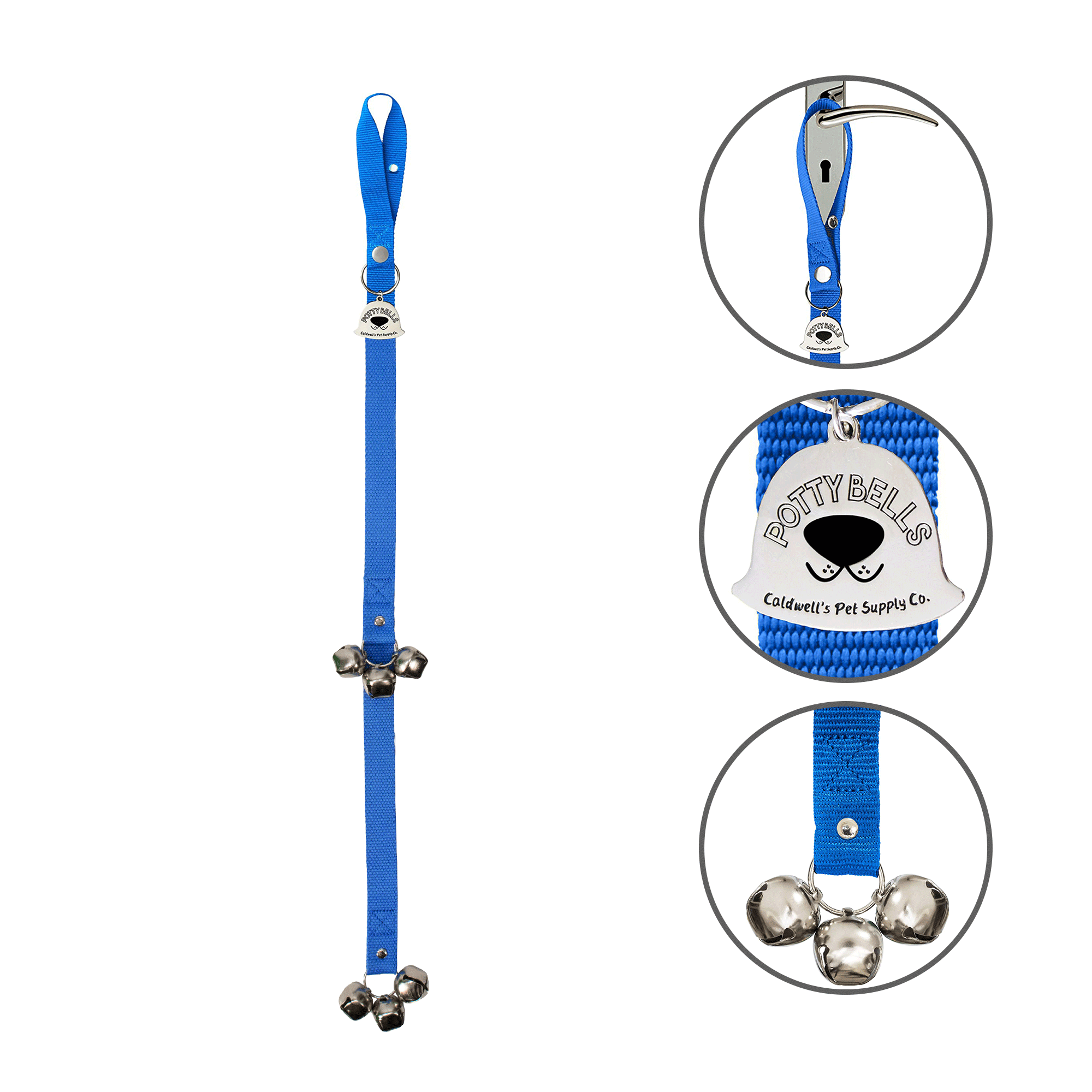 Blue Potty Bells 1pc Caldwell s Pet Supply